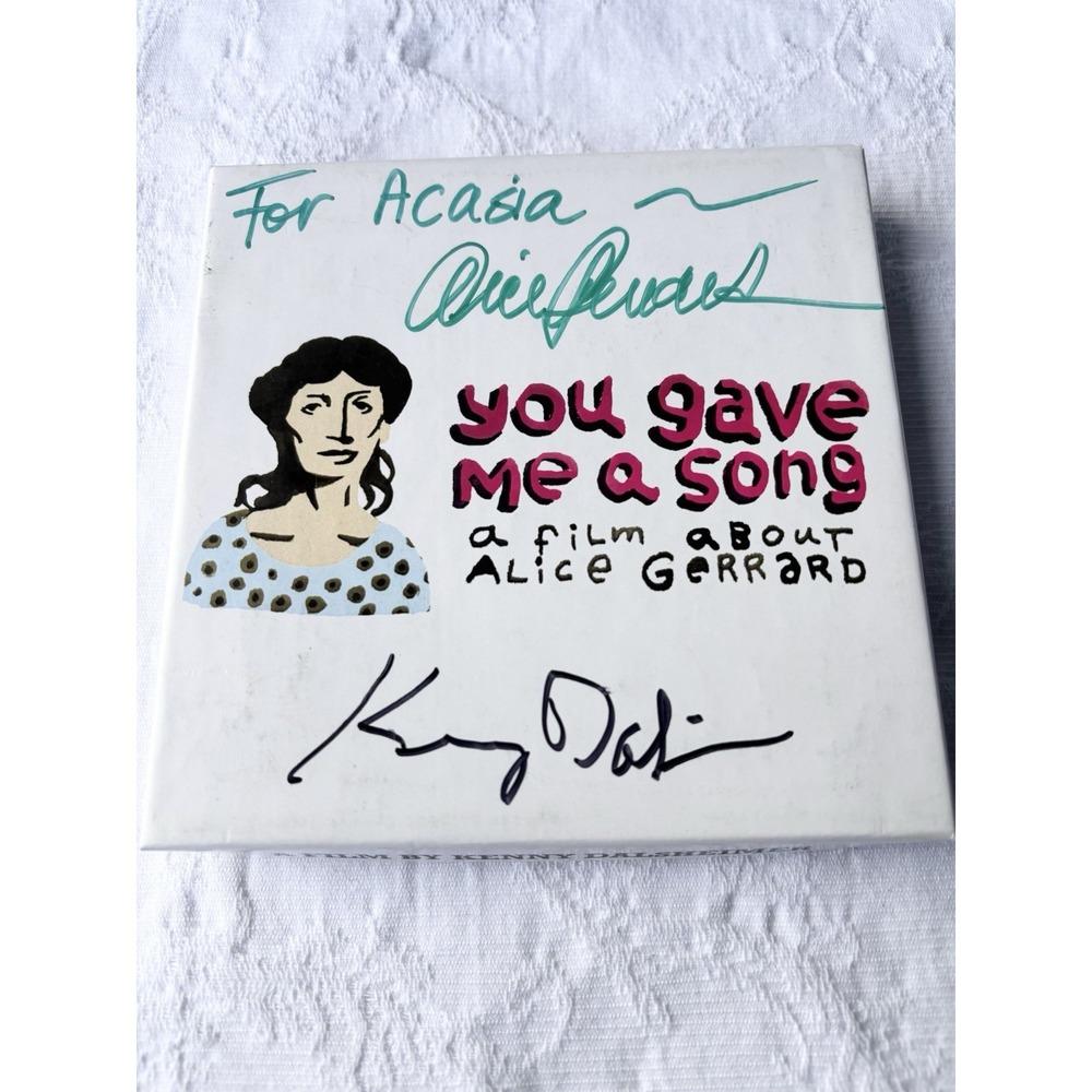 SIGNED You Gave Me A Song Alice Gerrard 2CD W/ Booklet Photo Box Set RARE!